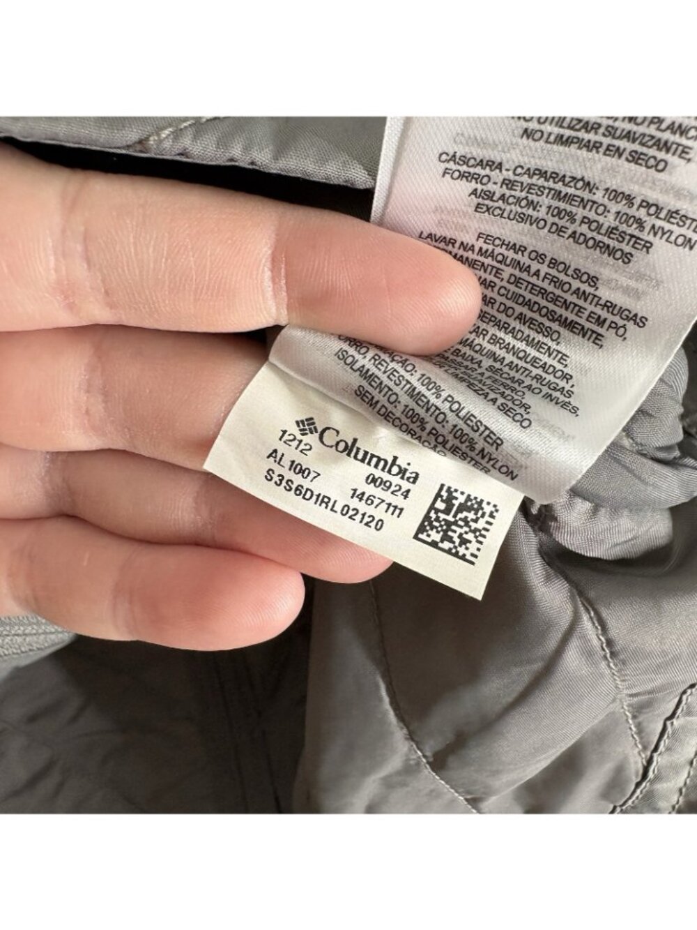 Columbia Women XS Gray Outdoor Pockets Full Zip Perfect Mix Quilted Vest - Picture 7 of 8